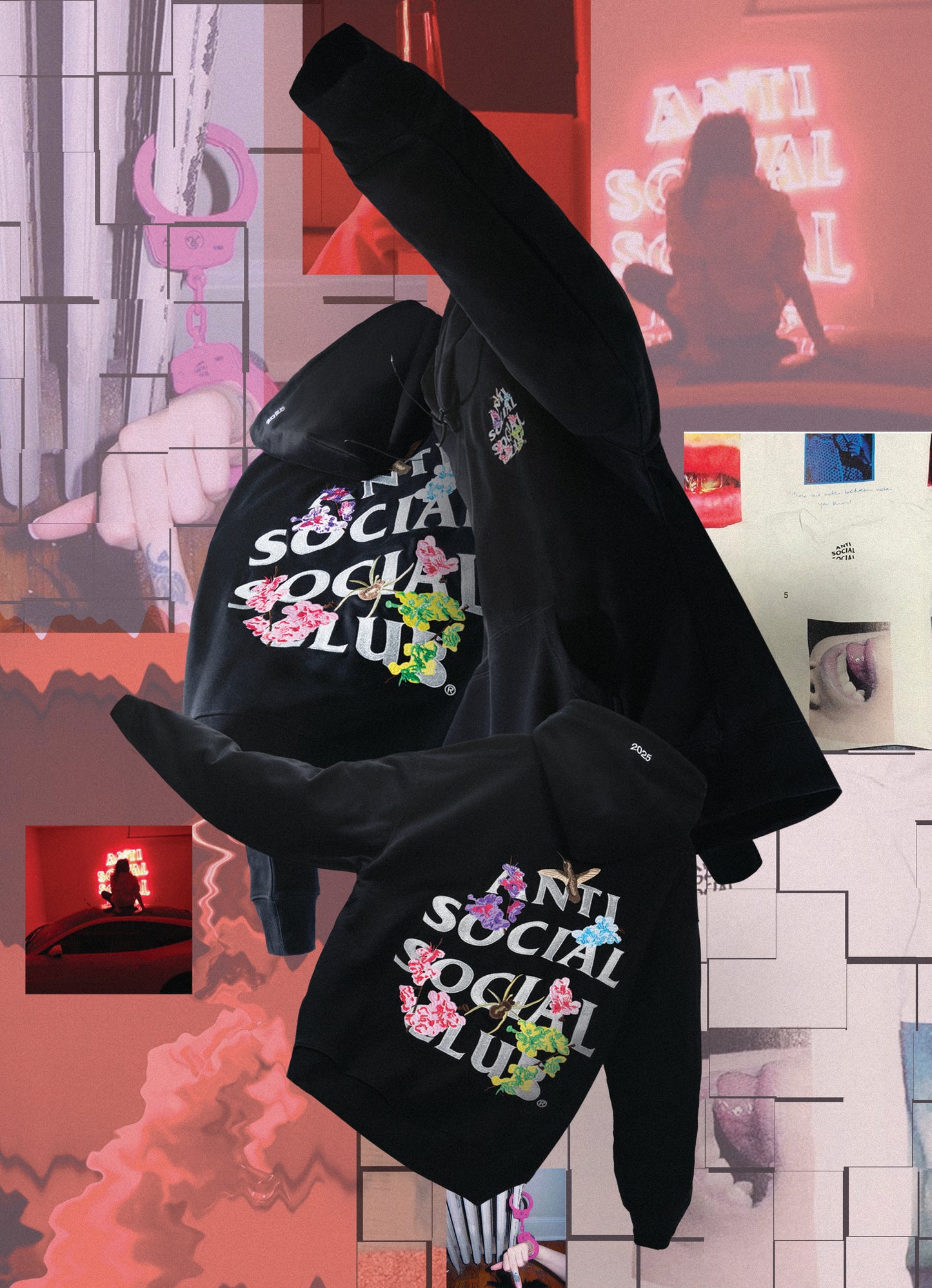Reflective Embroidered 2025 Club Hoodie