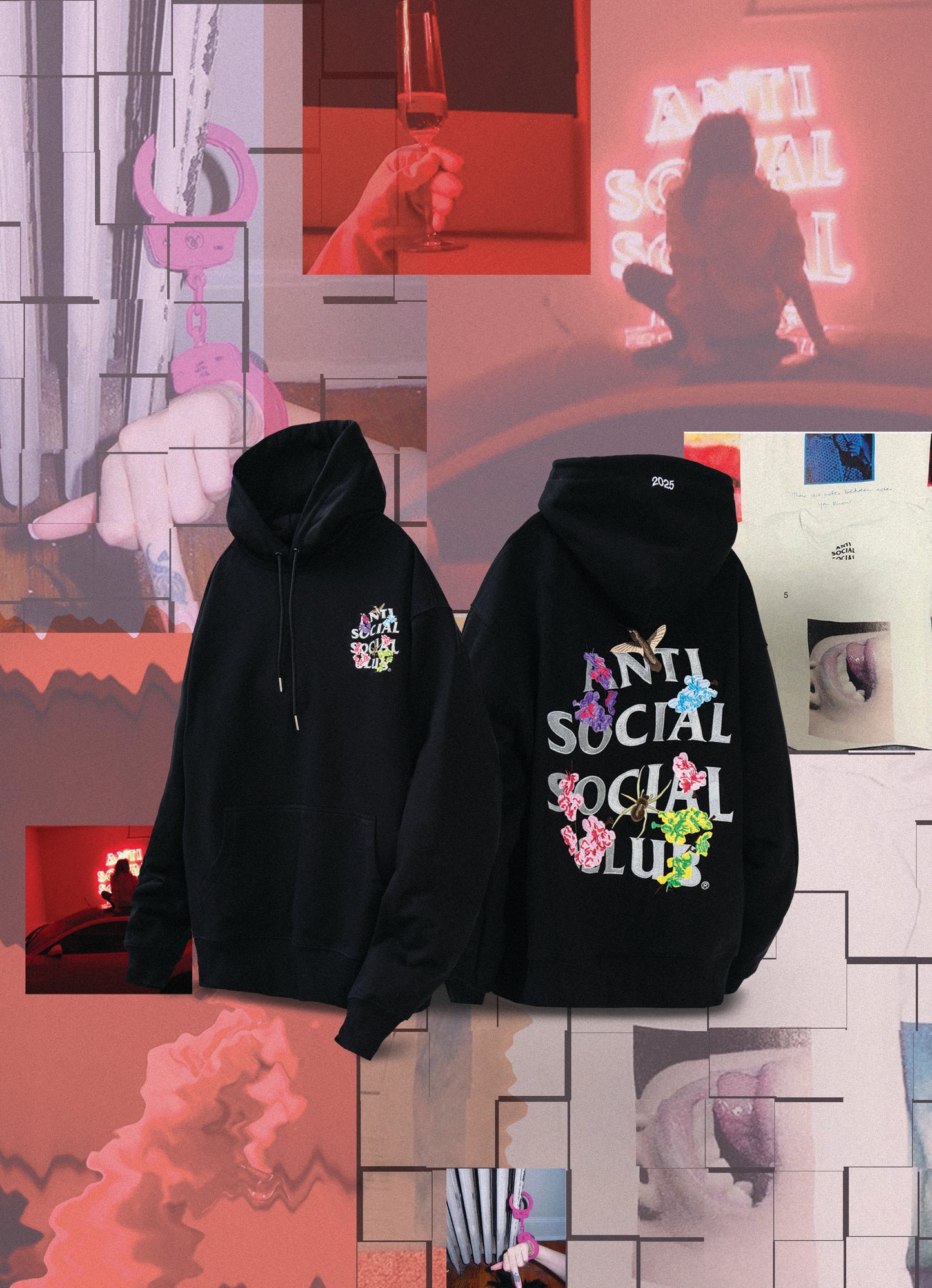 Reflective Embroidered 2025 Club Hoodie