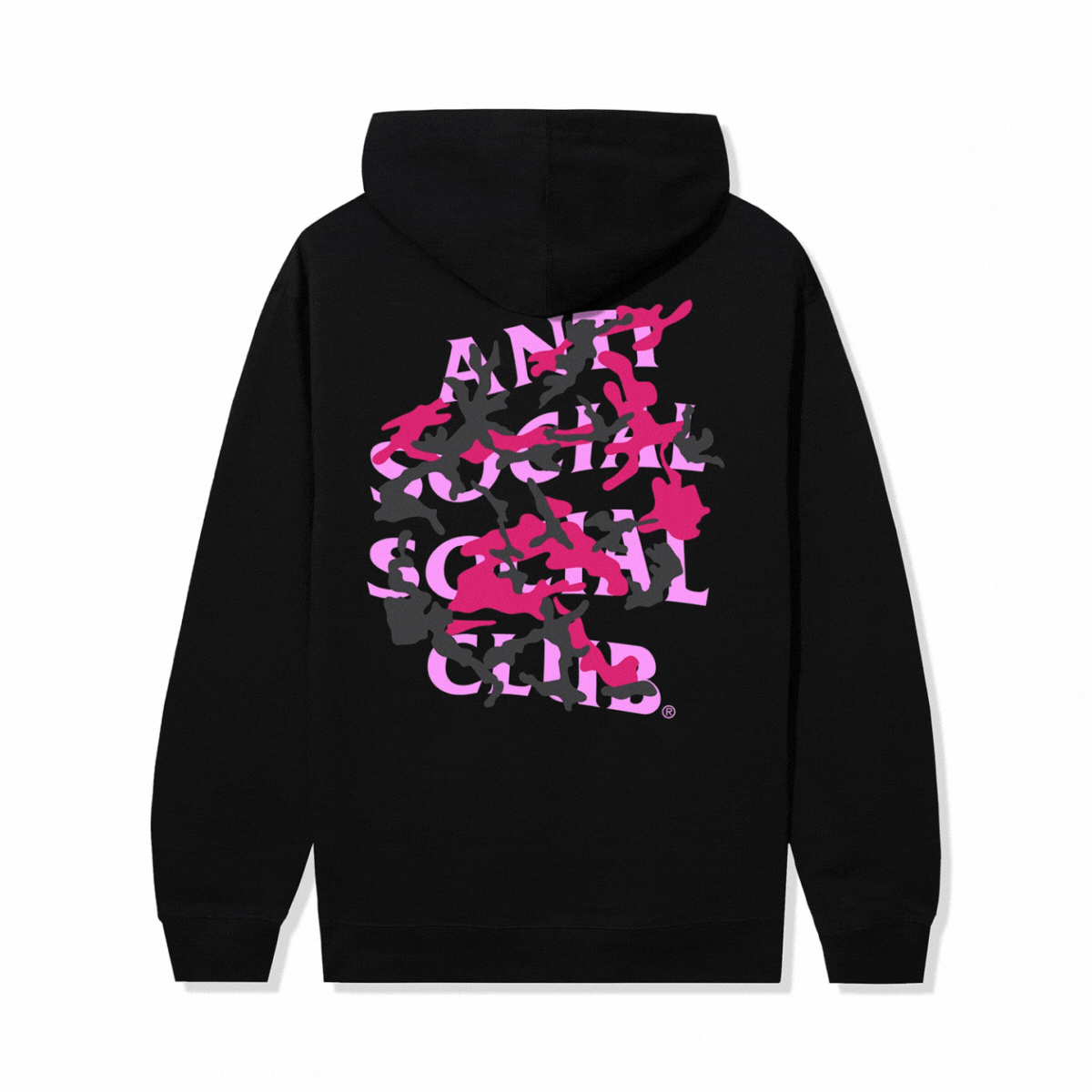 Destroying My Mind Reflective Hoodie Black AntiSocialSocialClub