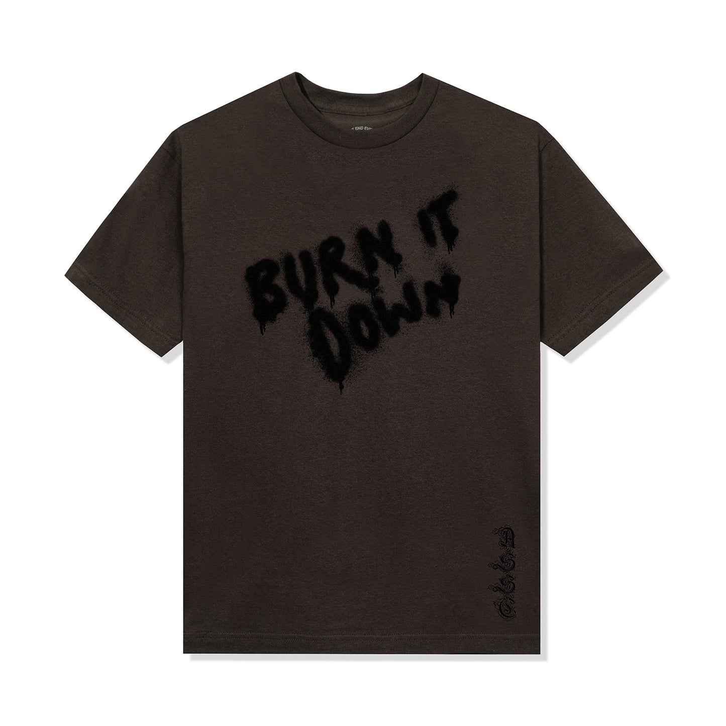 Burn It Down Tee - Brown