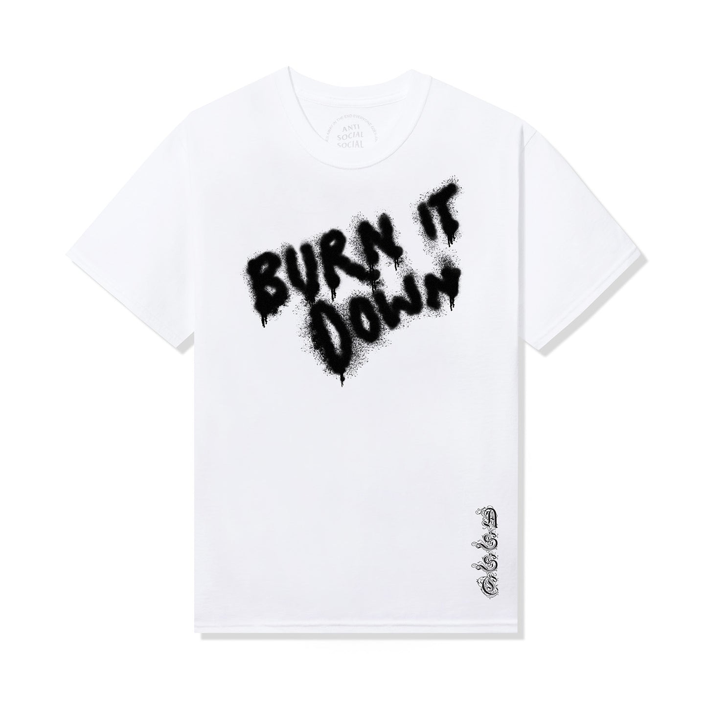 Burn It Down Tee - White