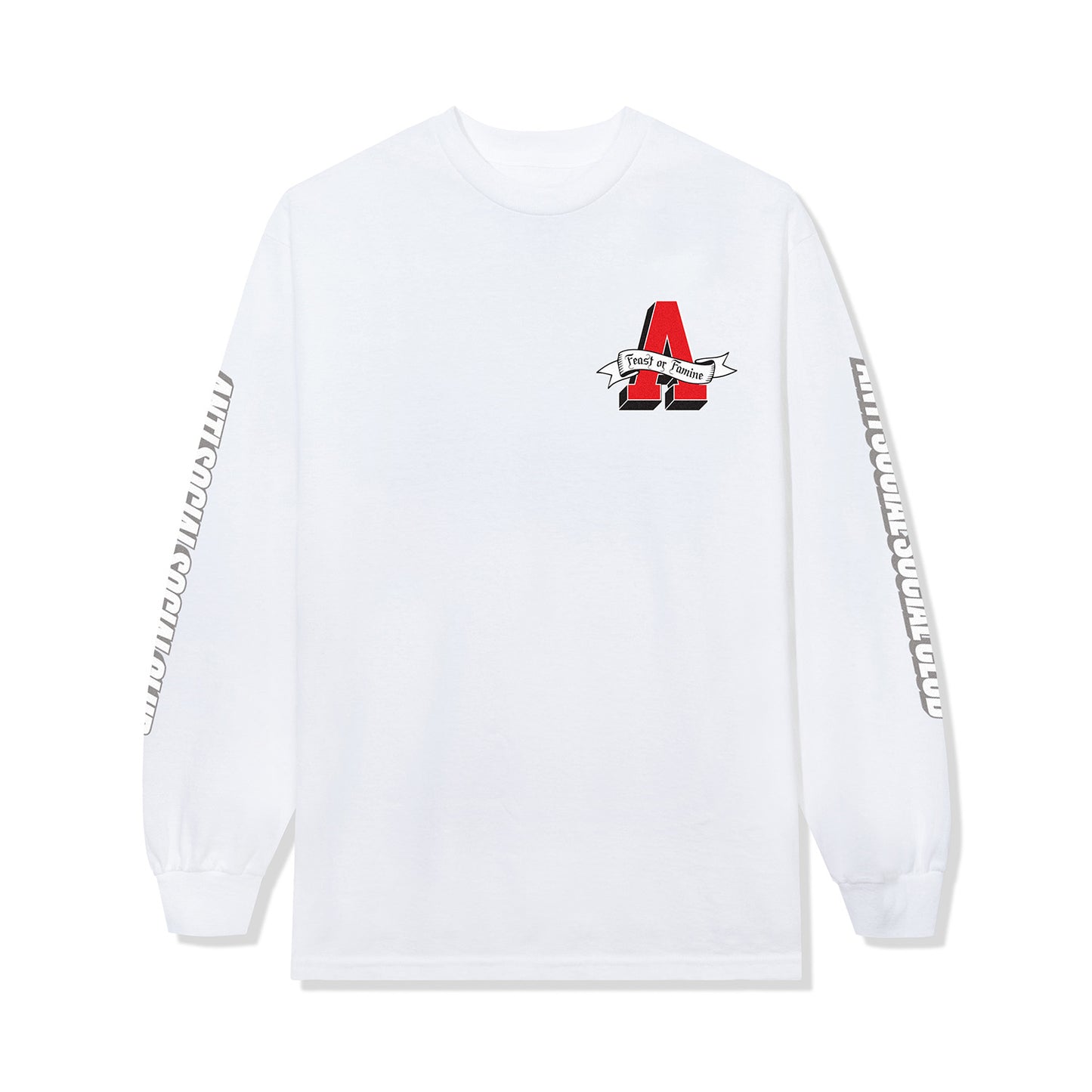 Easy A LS Tee - White