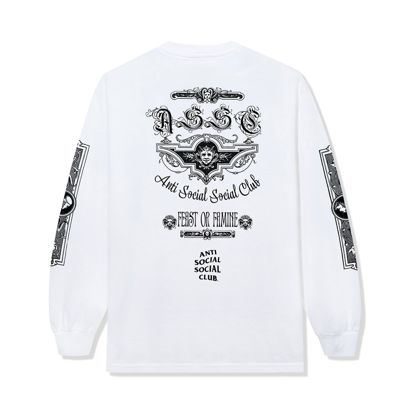 Feast or Famine LS Tee - White