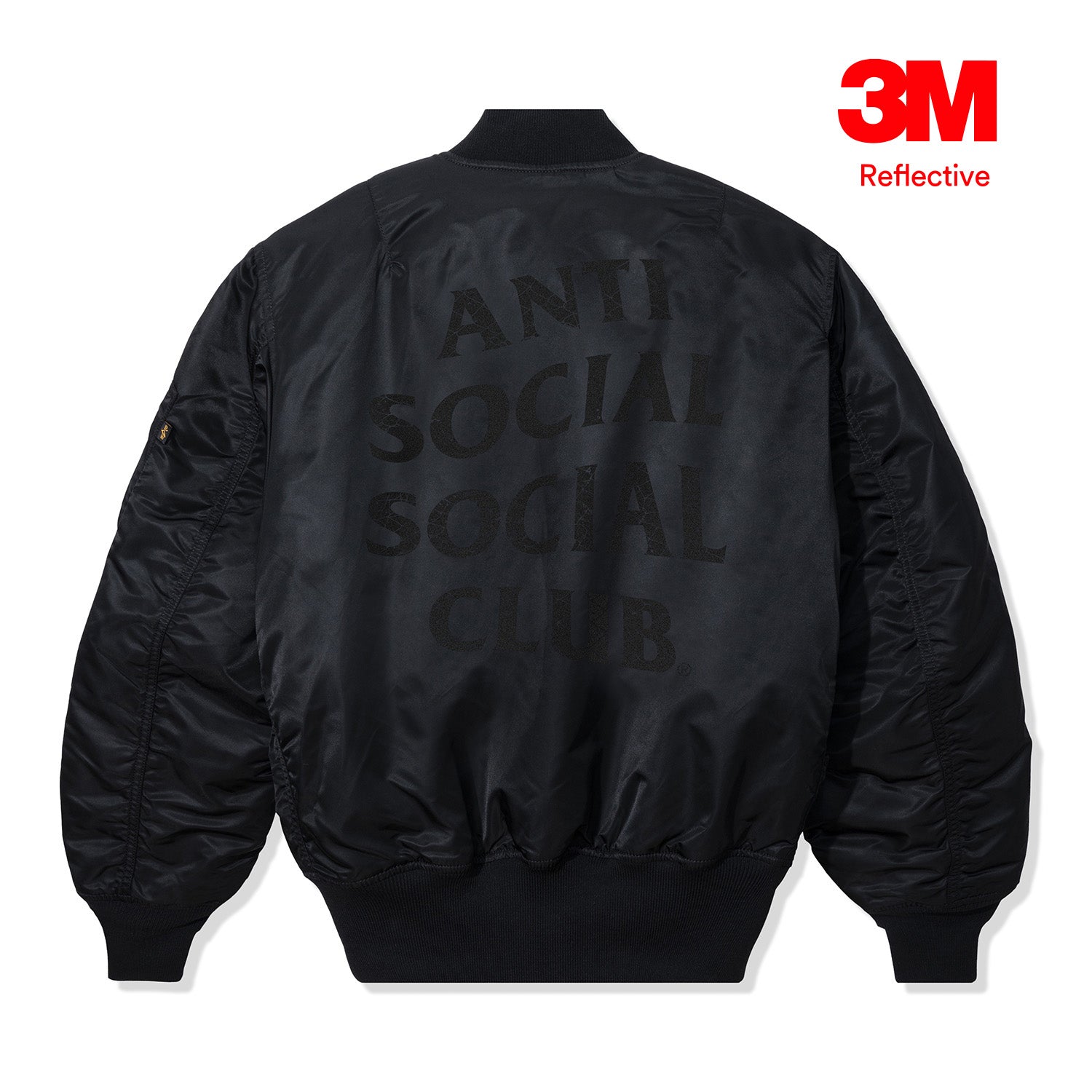 Basket Rack 3M MA-1 Bomber Jacket - Black – AntiSocialSocialClub