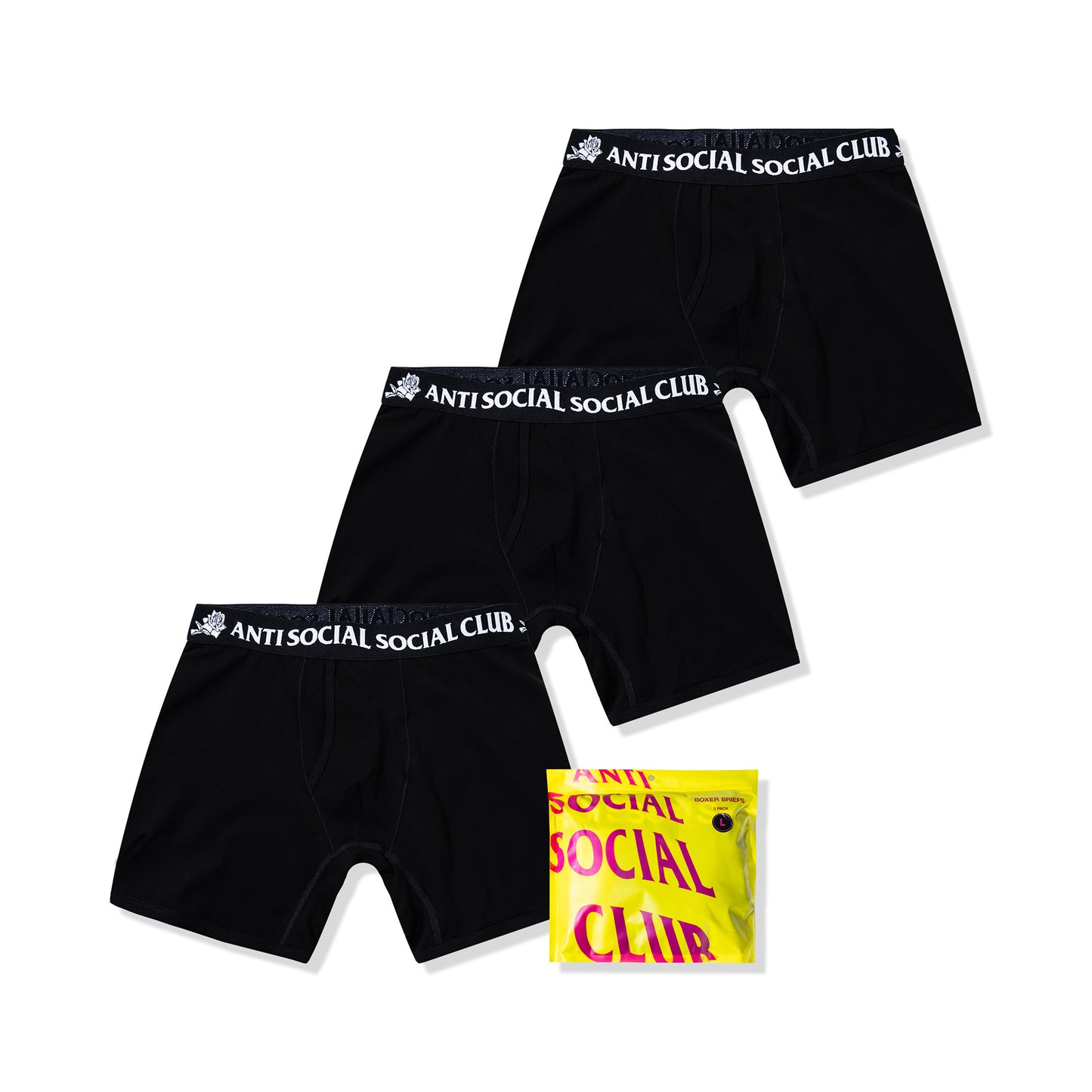 ASSC Jacquard Logo Boxer Briefs 3-Pack