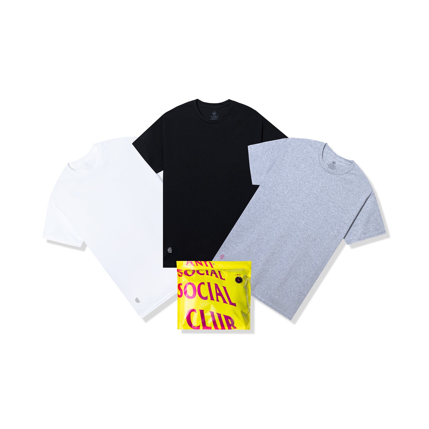 ASSC Mini Logo Undershirt 3-Pack