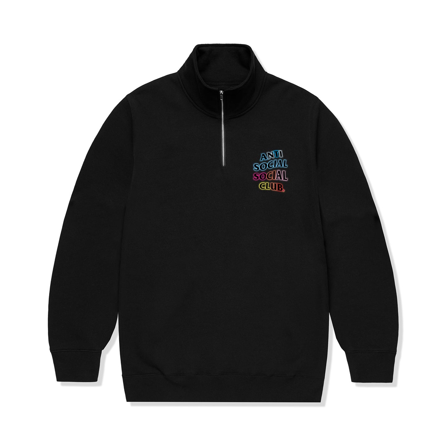 Feel The Light Half Zip Crew - Black
