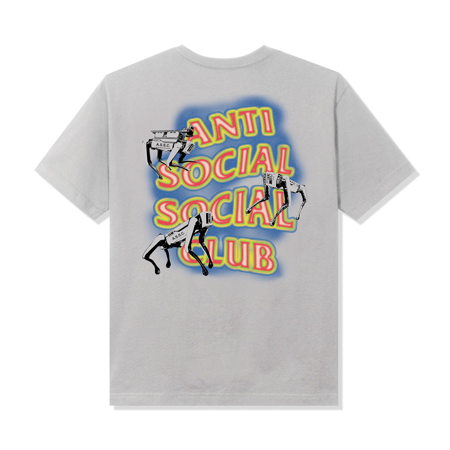 Cyber Dogs Tee - Silver