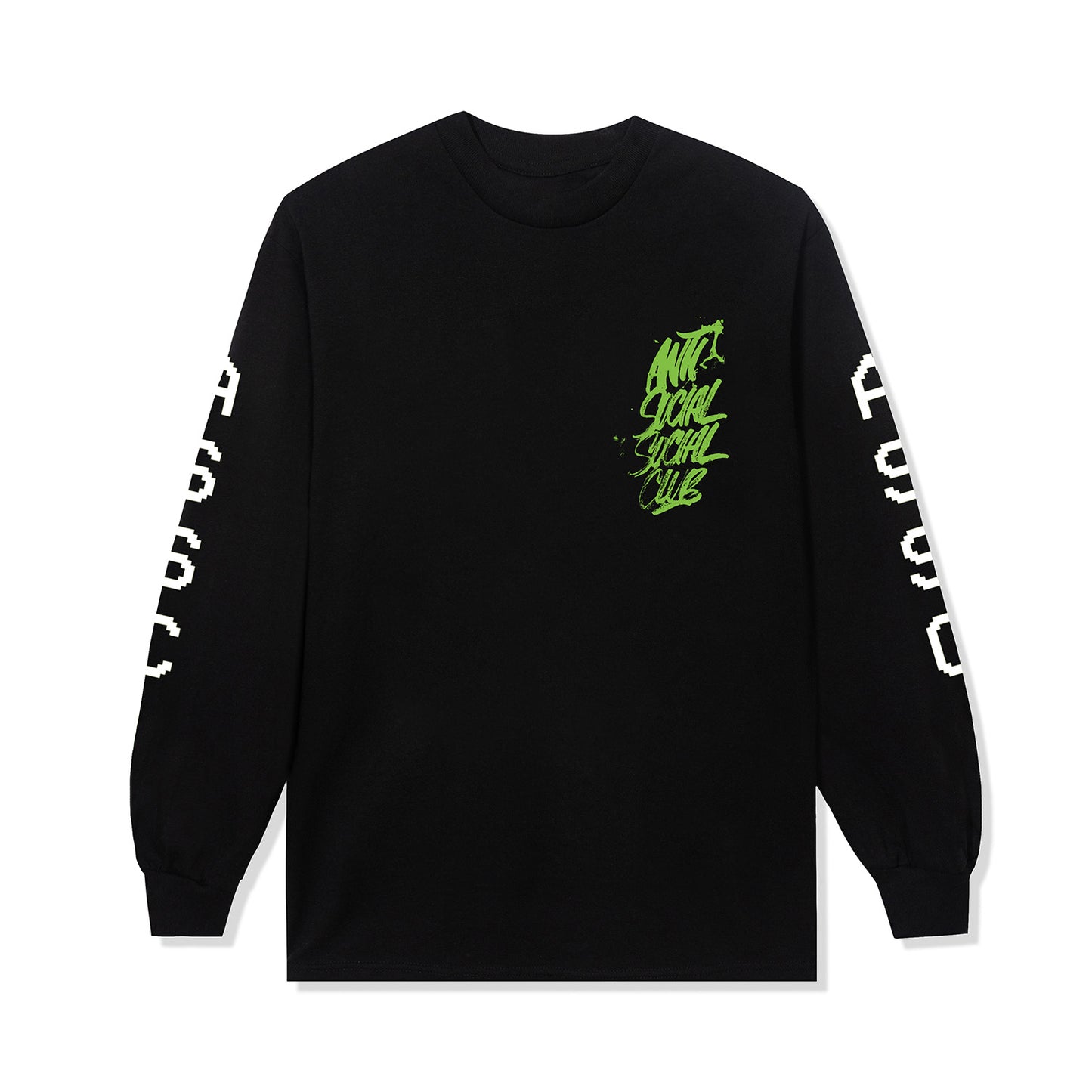 Dystopian Crime Wave Long Sleeve Tee - Black