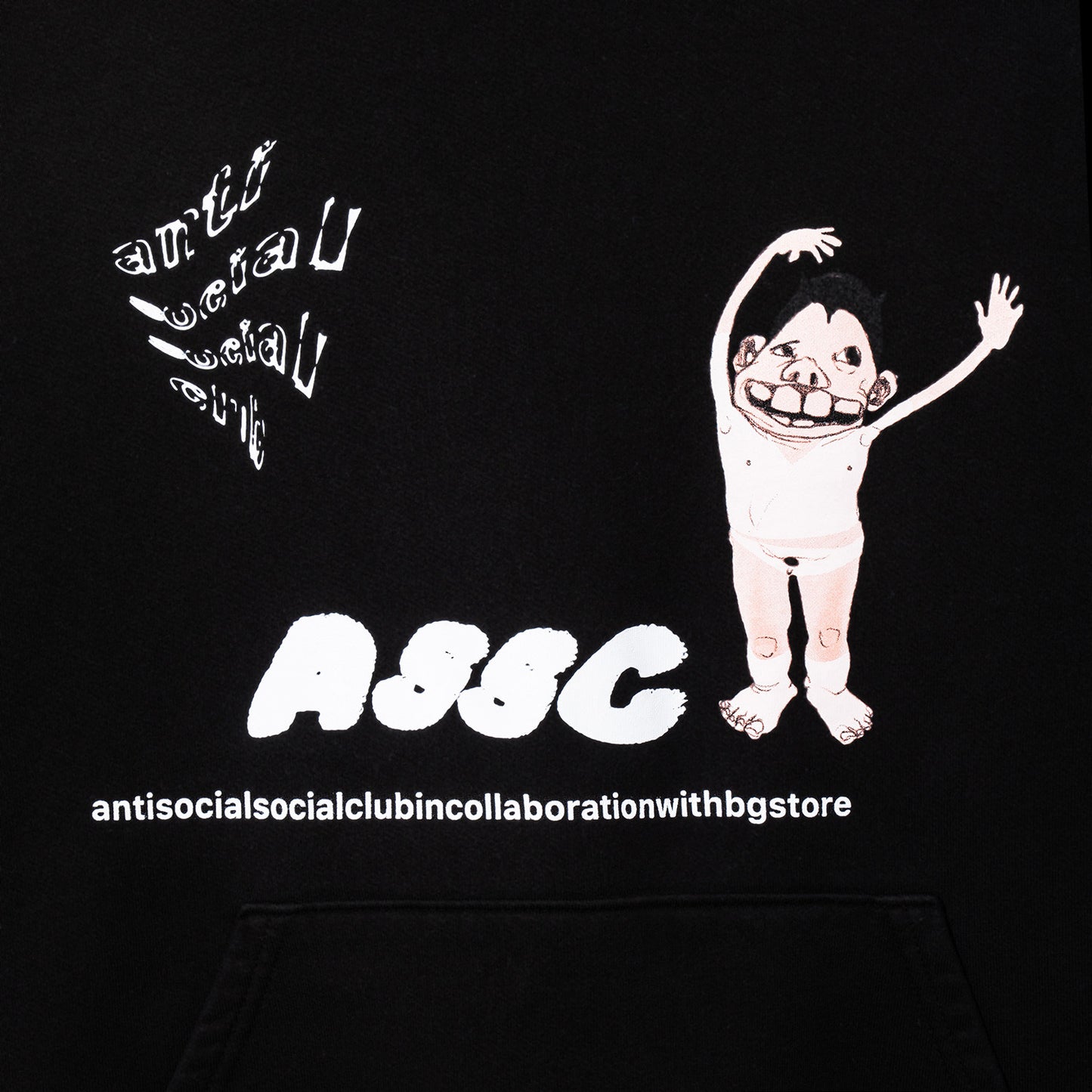 ASSC x Bryant Giles Man Hoodie - Black