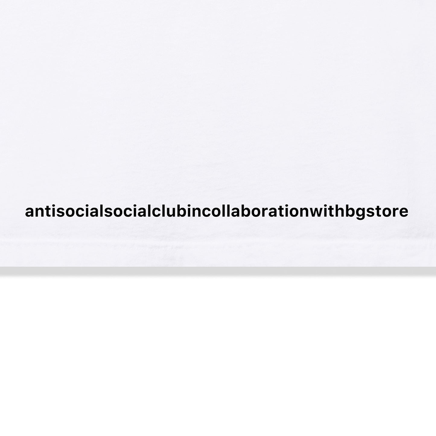 ASSC x Bryant Giles Felt Tee - White