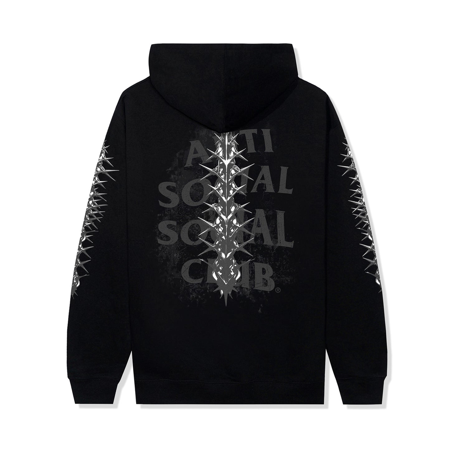 Anguish Pullover Hoodie - Black