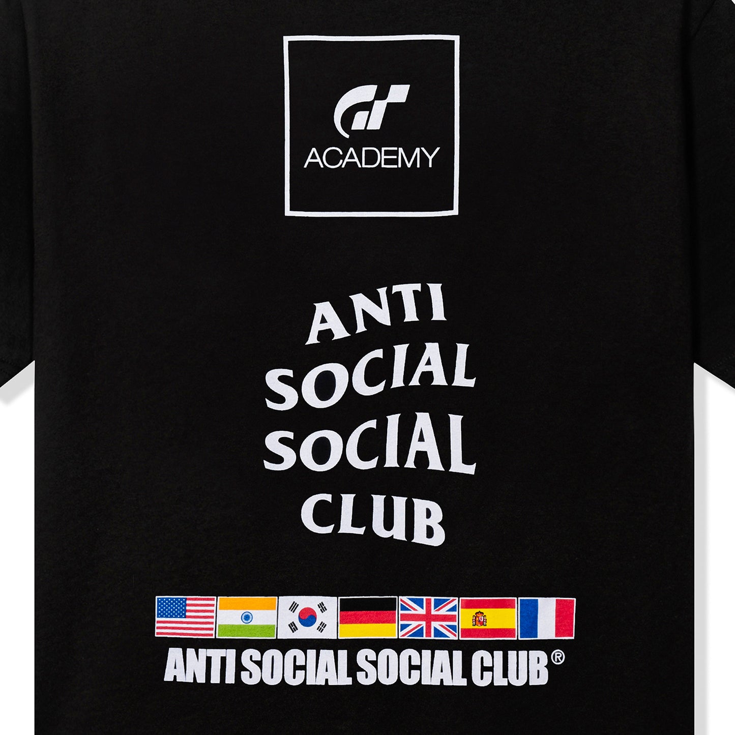ASSC x Gran Turismo Flag Tee - Black