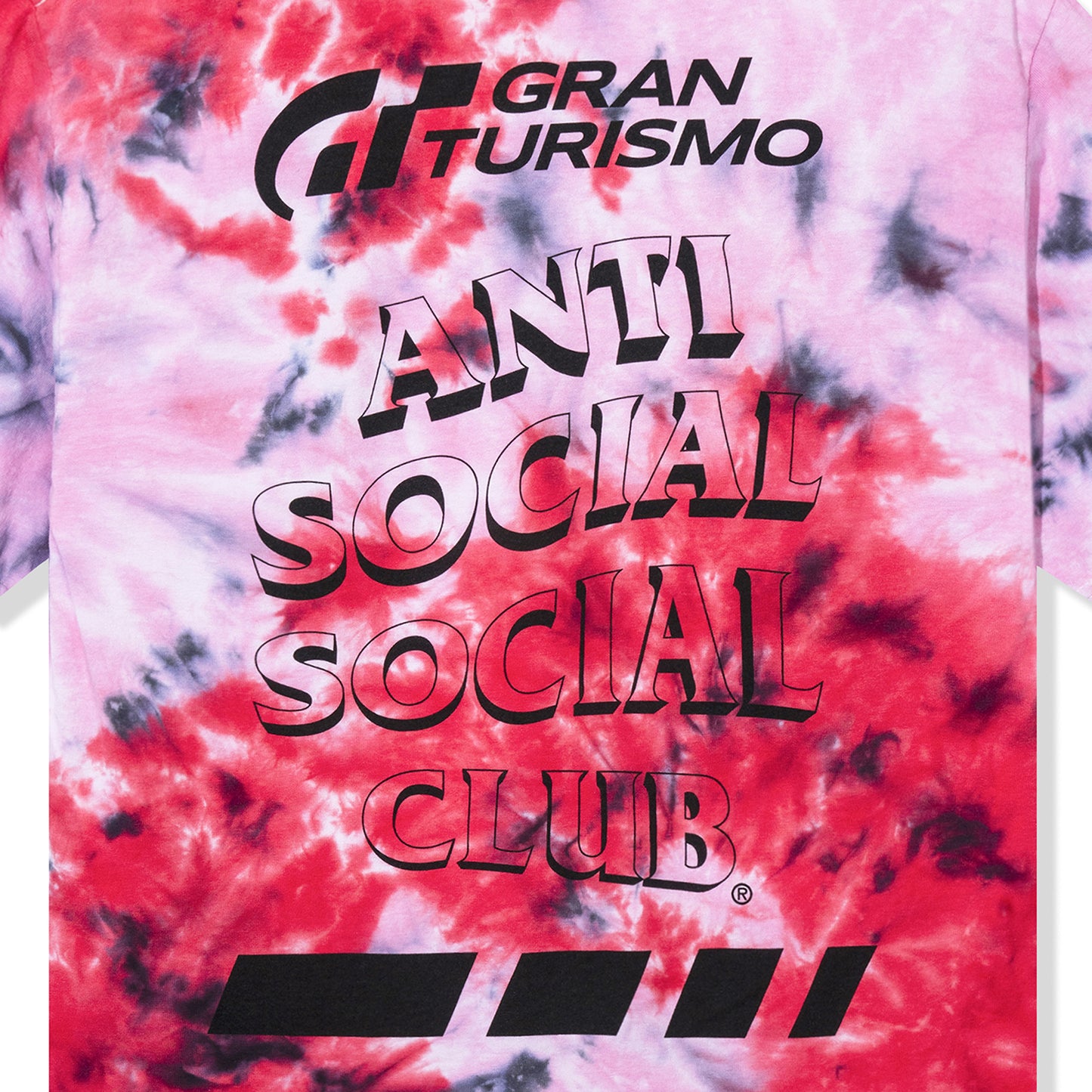 ASSC x Gran Turismo Tie-Dye Tee - Red