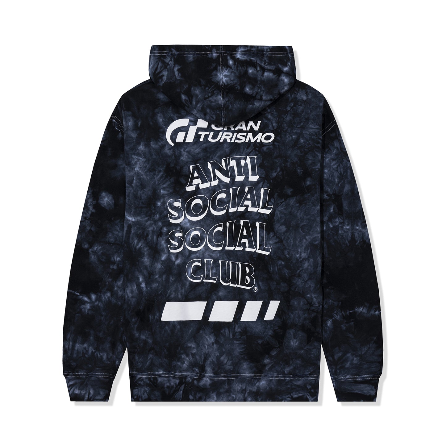 ASSC x Gran Turismo Black Tie-Dye Hoodie