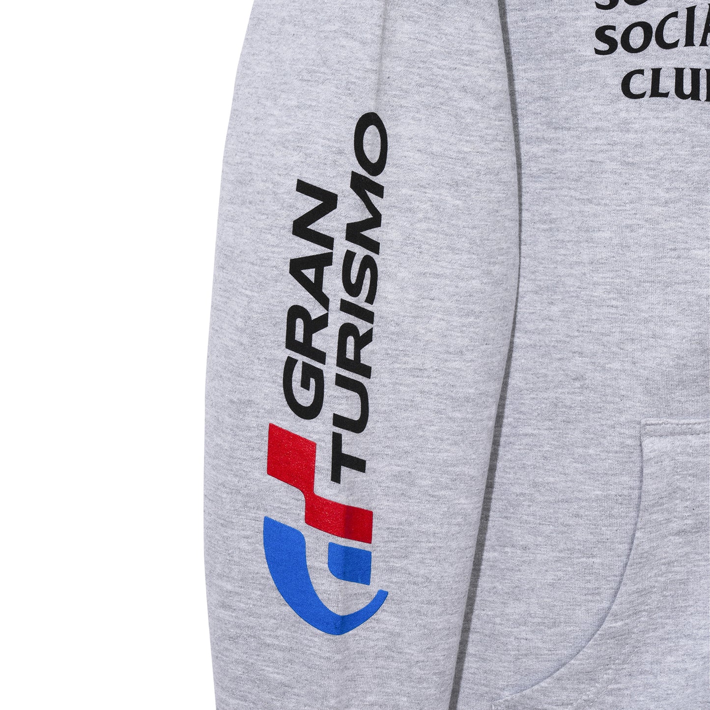 ASSC x Gran Turismo Flag Zip Hoodie - Heather Grey