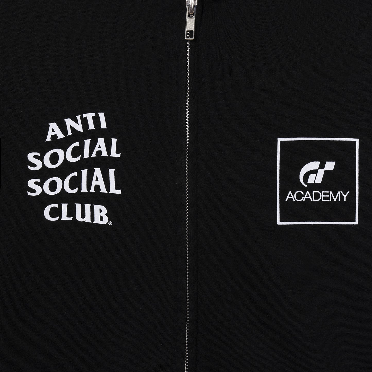 ASSC x Gran Turismo Flag Zip Hoodie - Black