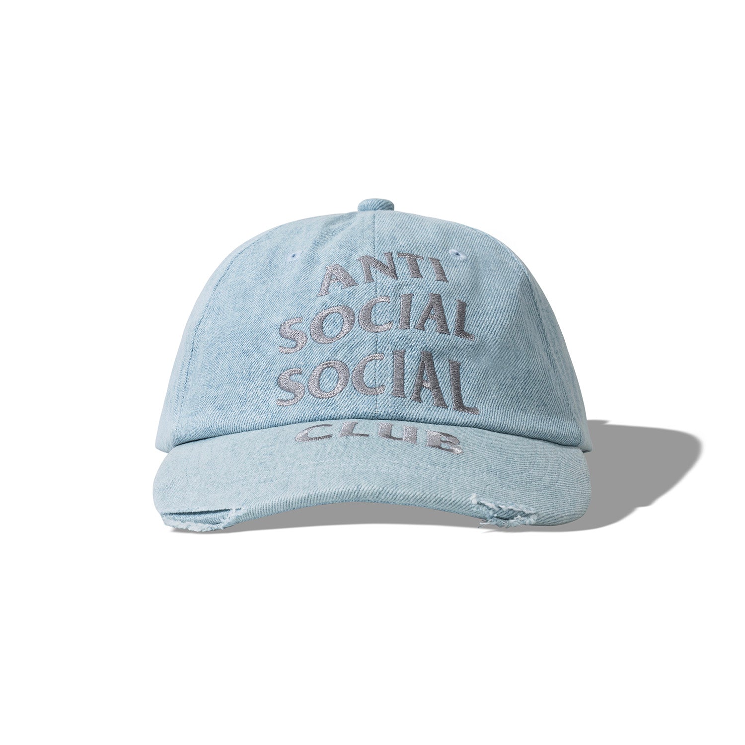 Anti Social Social Club light blue tie-dye cap with hot pink logo Anti Social Social Club Adjustable Tye Dye Hat Blue ASSC | eBay main image 2