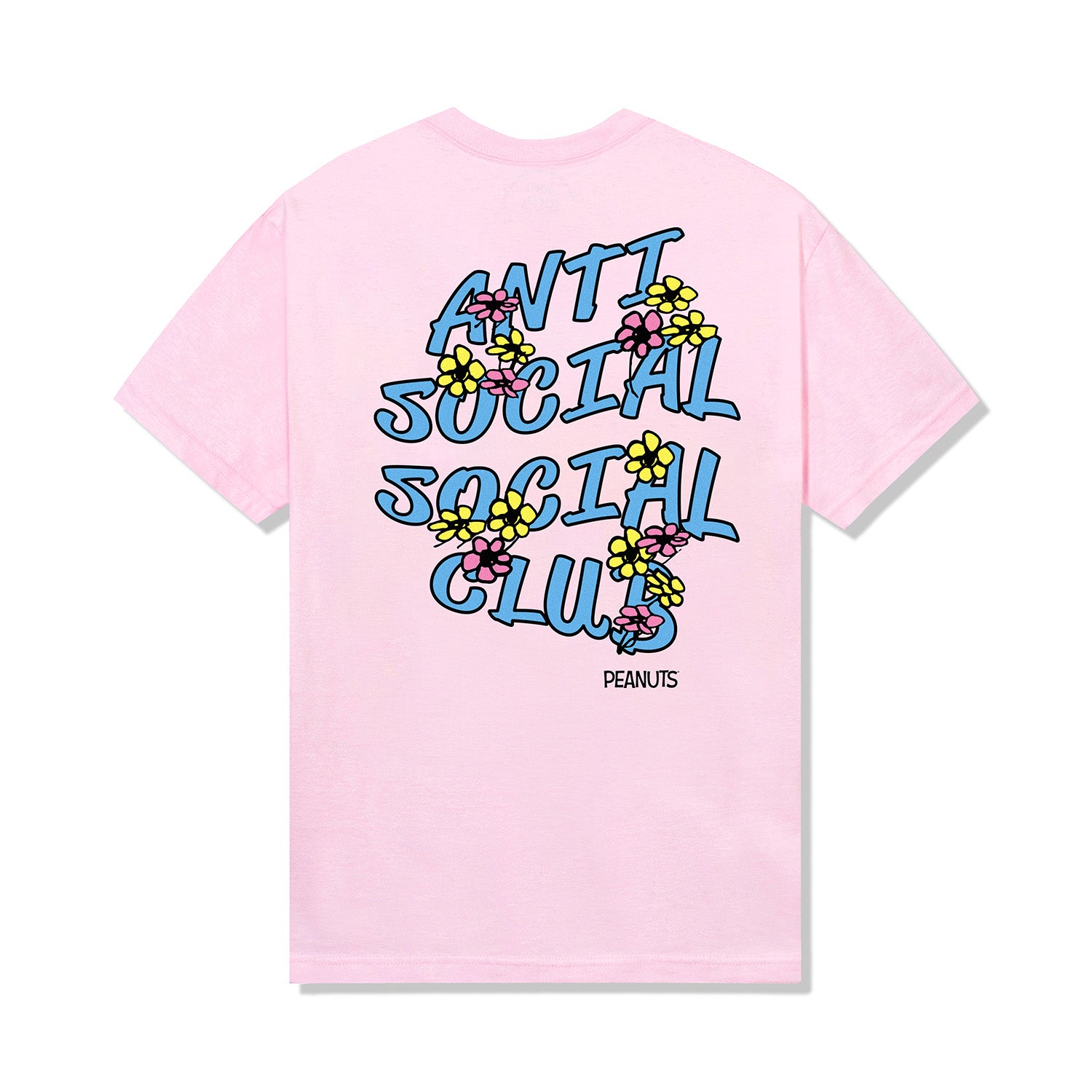 Sサイズ anti social social club peach love ASSC x Peanuts Snoopy Flowers Tee – AntiSocialSocialClub