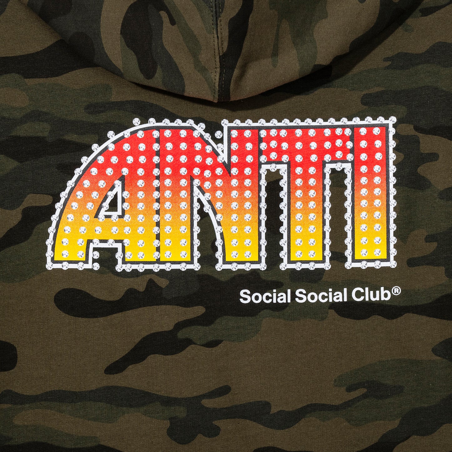 Sunsets and Car Crashes Camo Hoodie