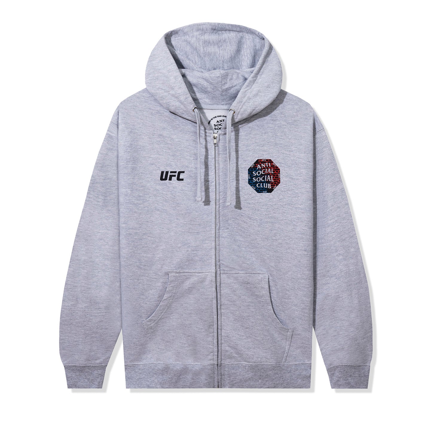 ASSC x UFC Conned Zip-Up - Grey