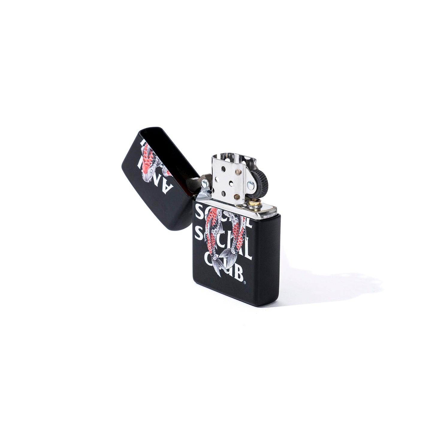 Koi Garden Black Zippo Lighter