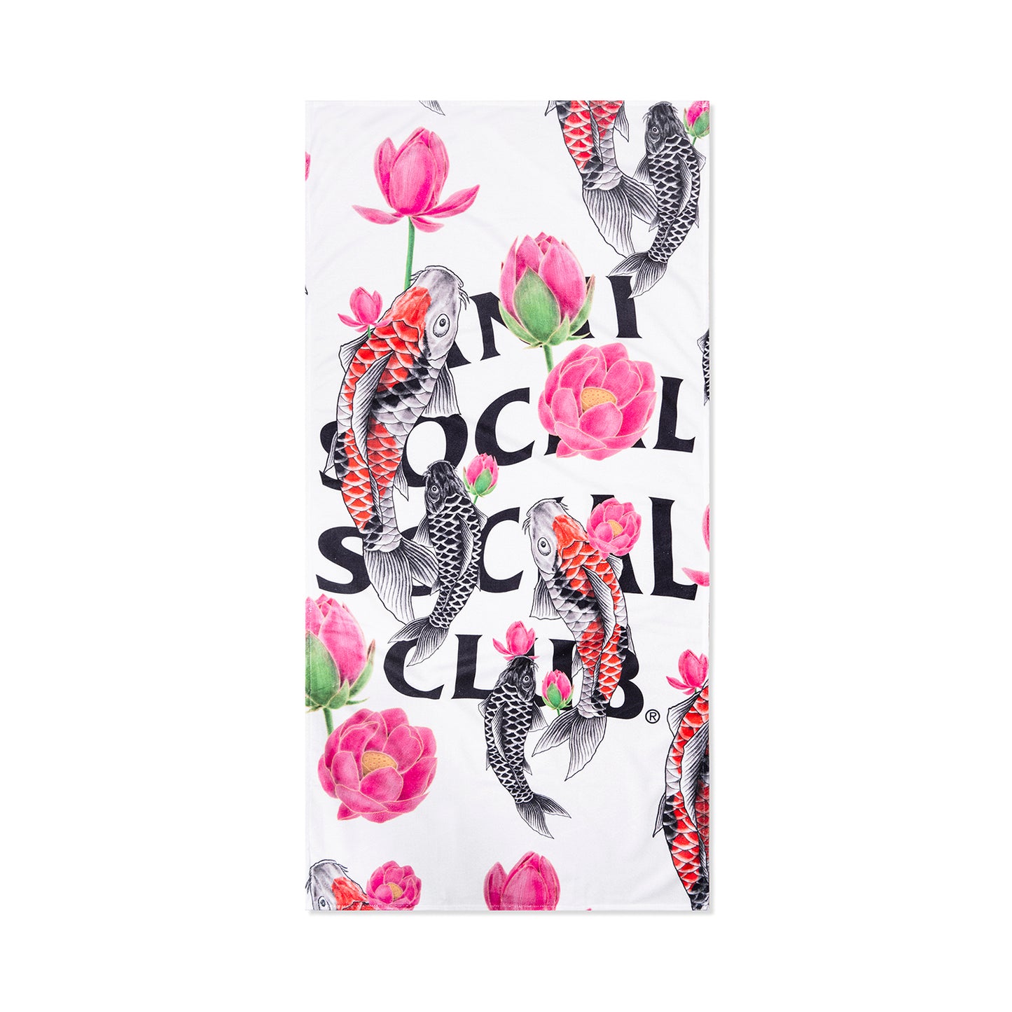 Koi Garden Oversized Beach Towel