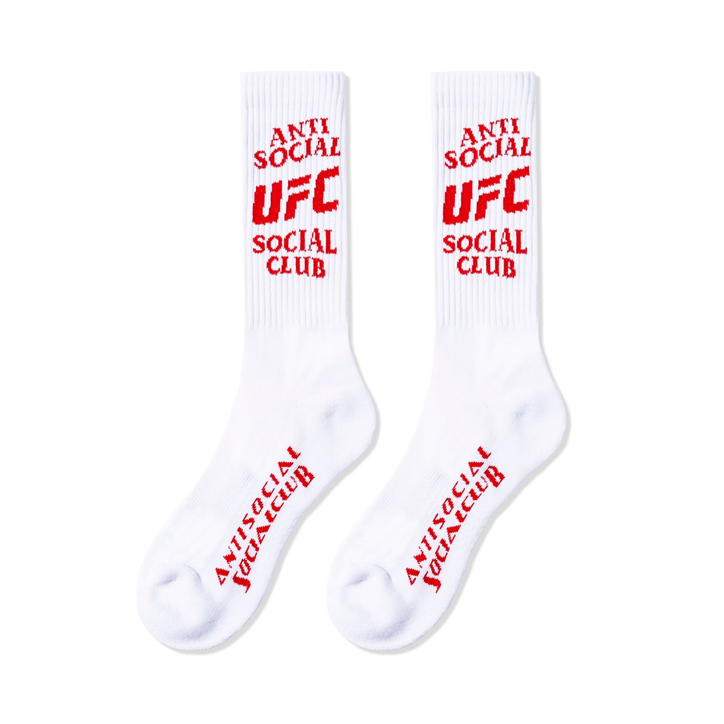ASSC x UFC Footwork Socks - White