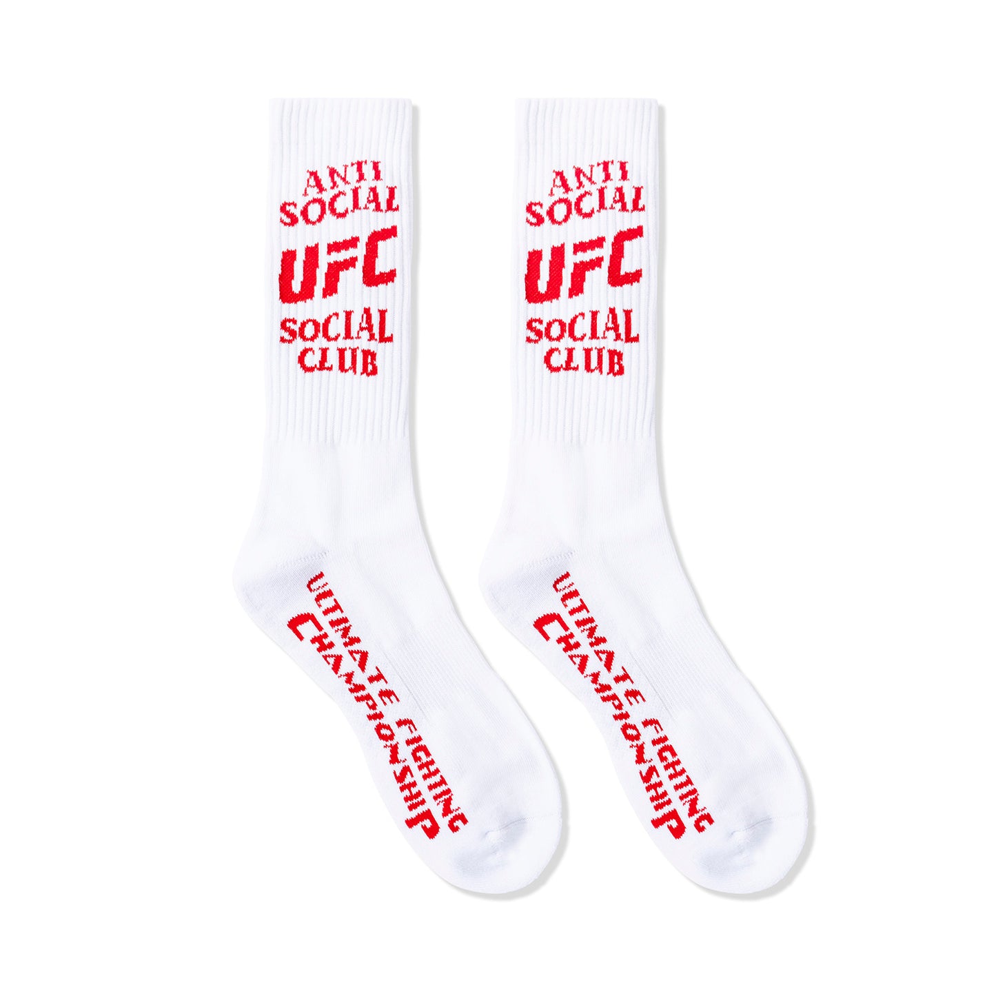 ASSC x UFC Footwork Socks - White