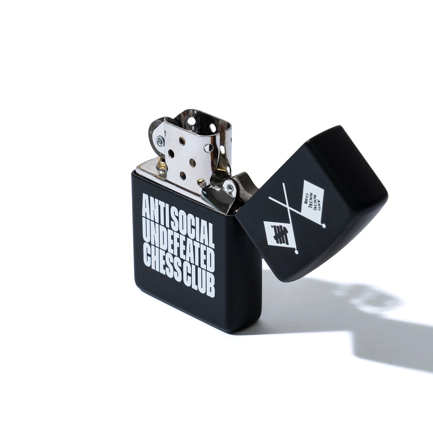 ASSC x Undefeated Chess Club Zippo - Black