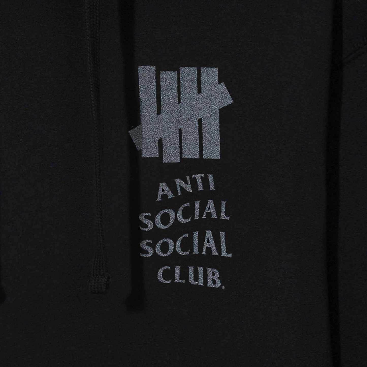 ASSC x Undefeated Lock 3M Hoodie - Black