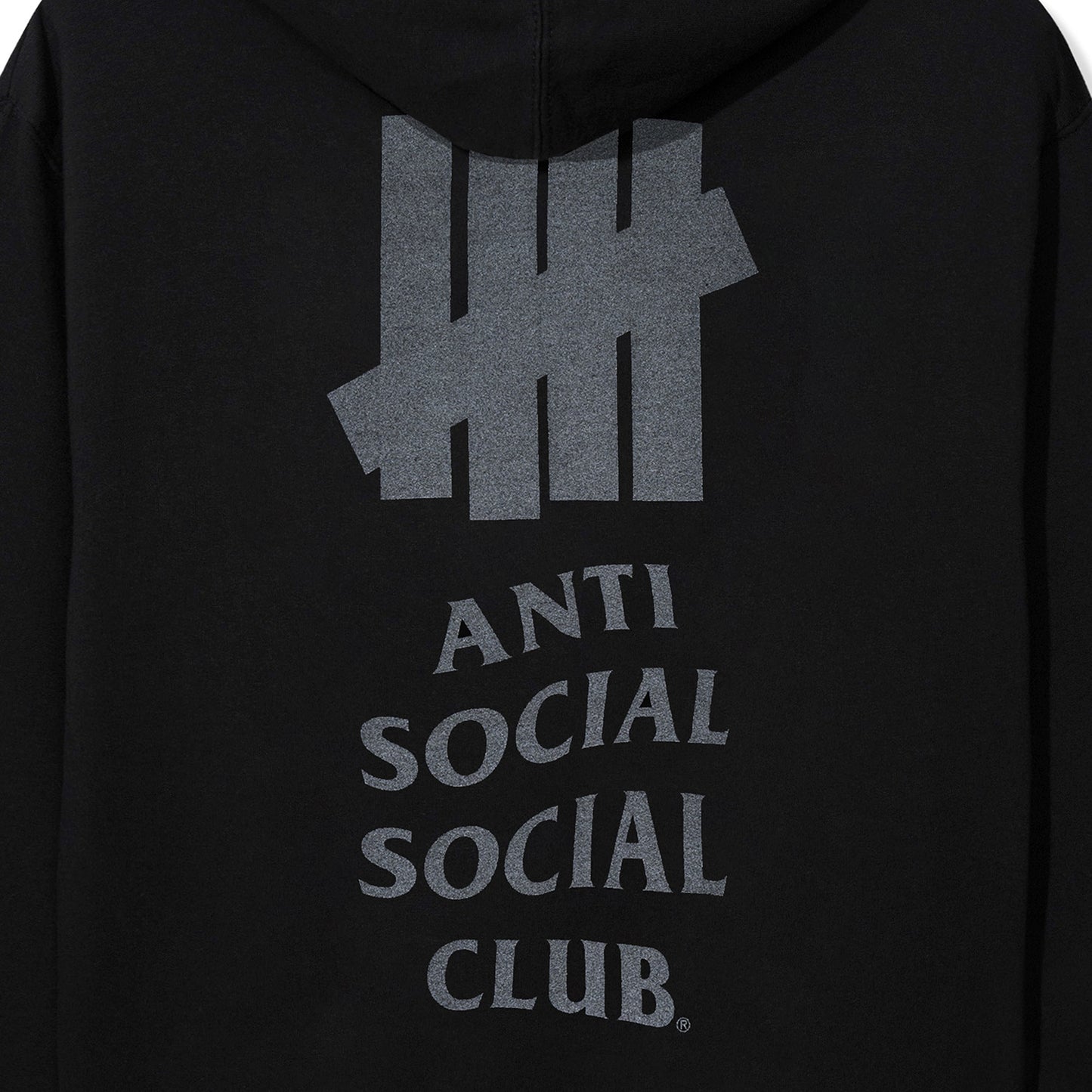 ASSC x Undefeated Lock 3M Hoodie - Black