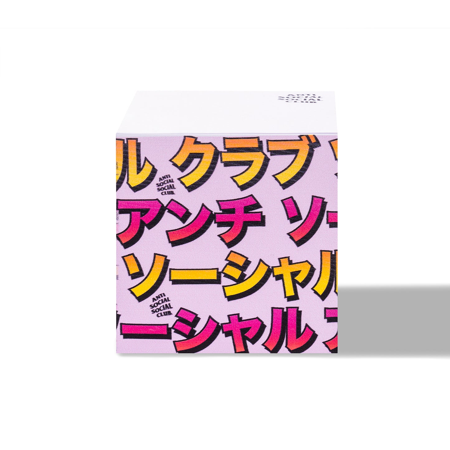 Custom printed note cube