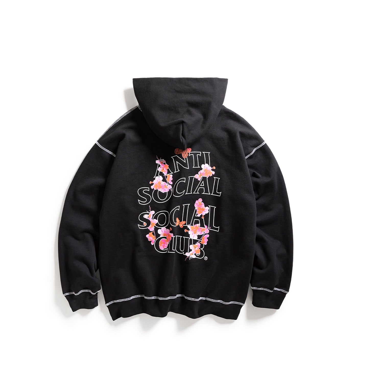 CONTRAST STITCH HOODIE