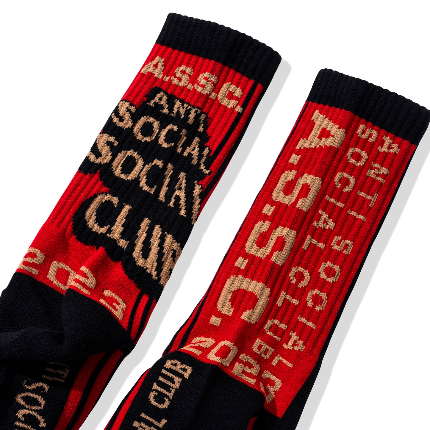 Pack Your Things Socks - Black/Red