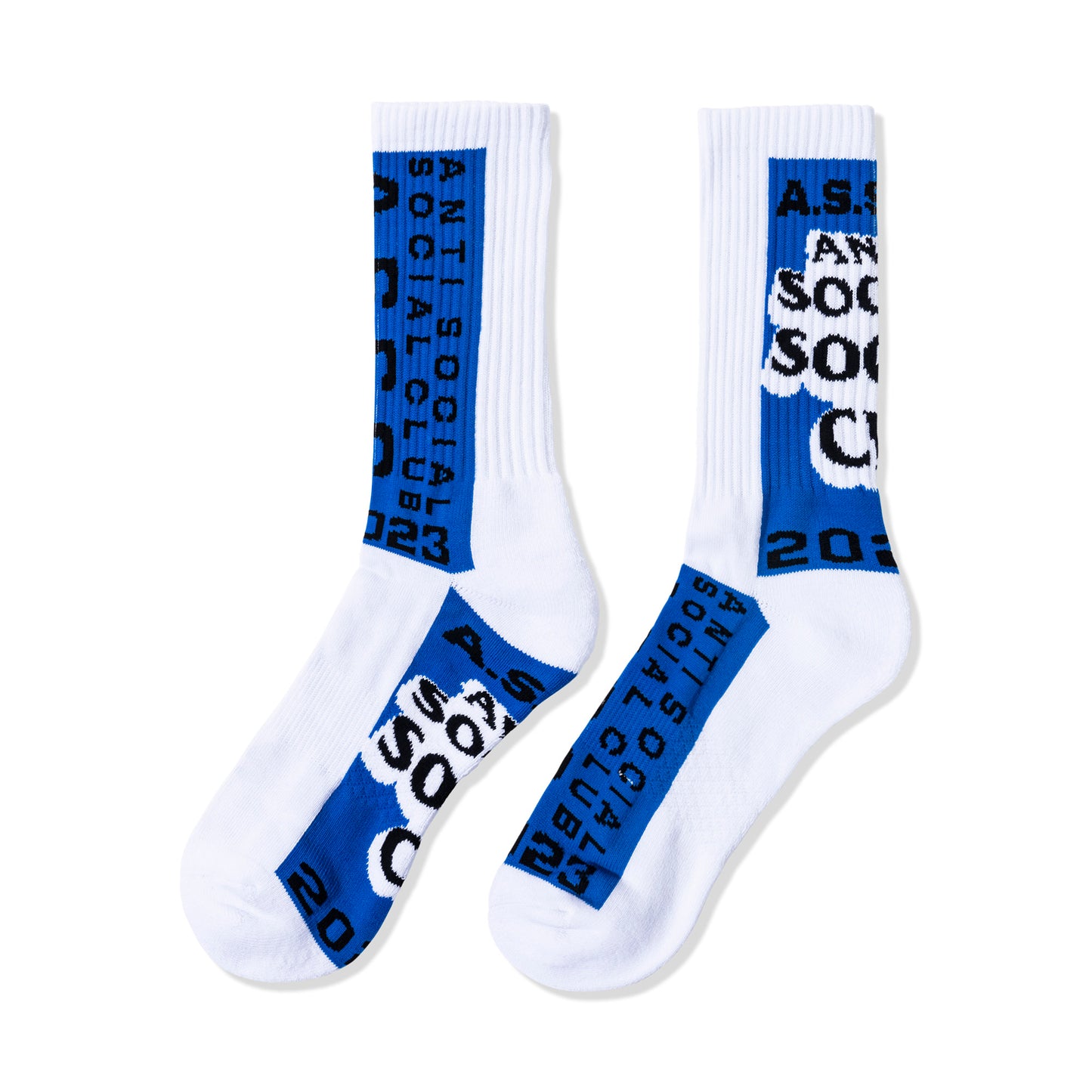 Pack Your Things Socks - White/Blue