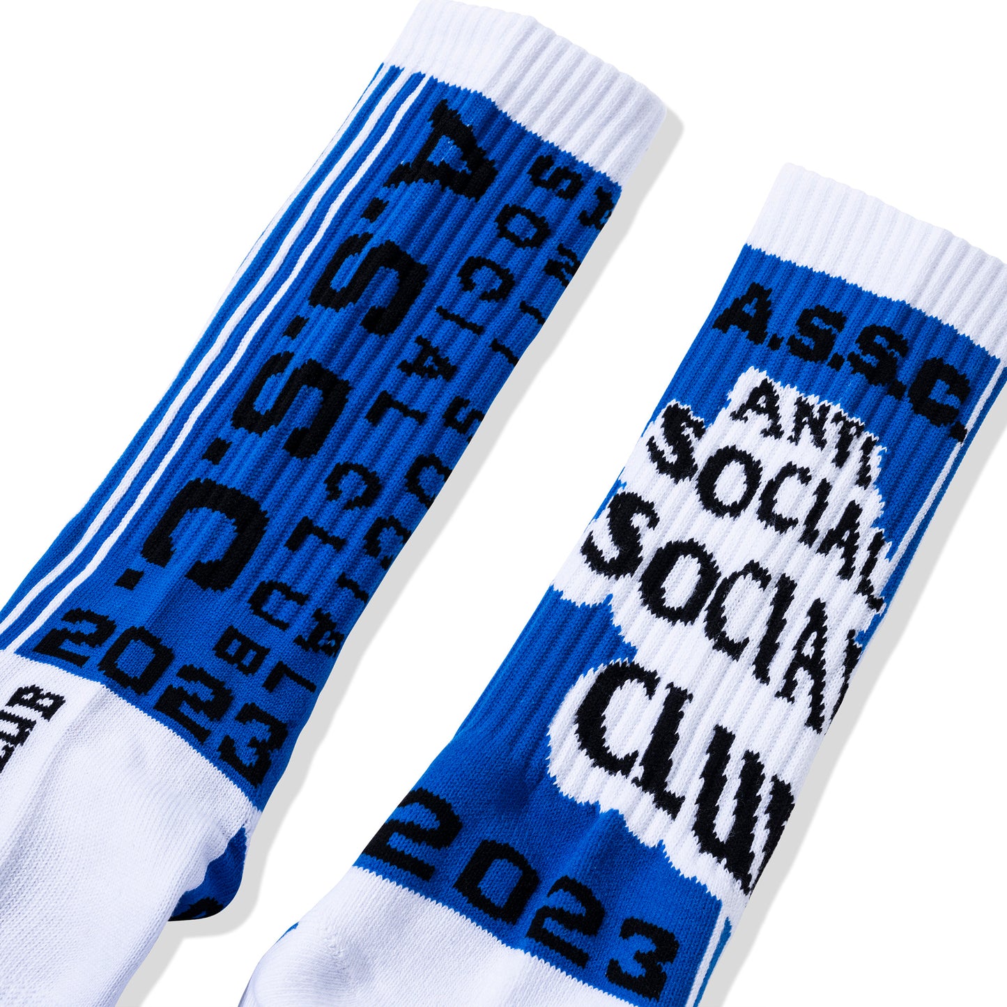 Pack Your Things Socks - White/Blue