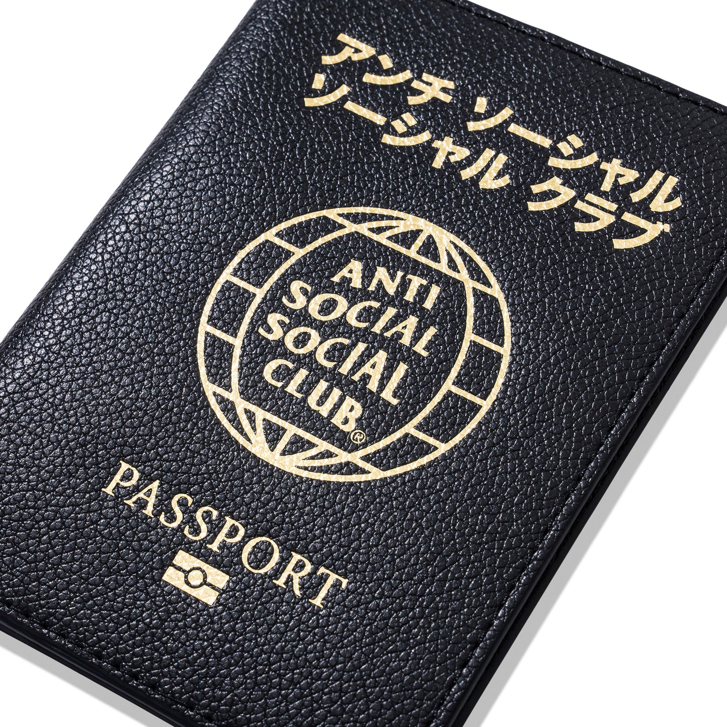 Hardly Punctual Passport Case - Black