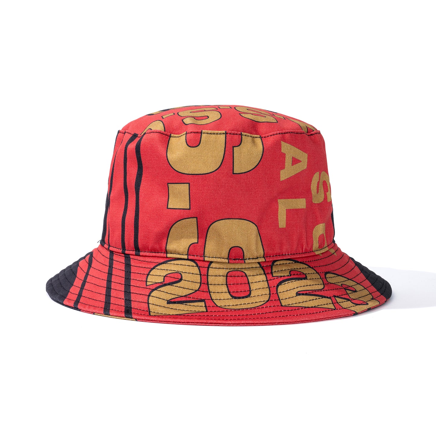 Pack Your Things Bucket Hat - Black/Red