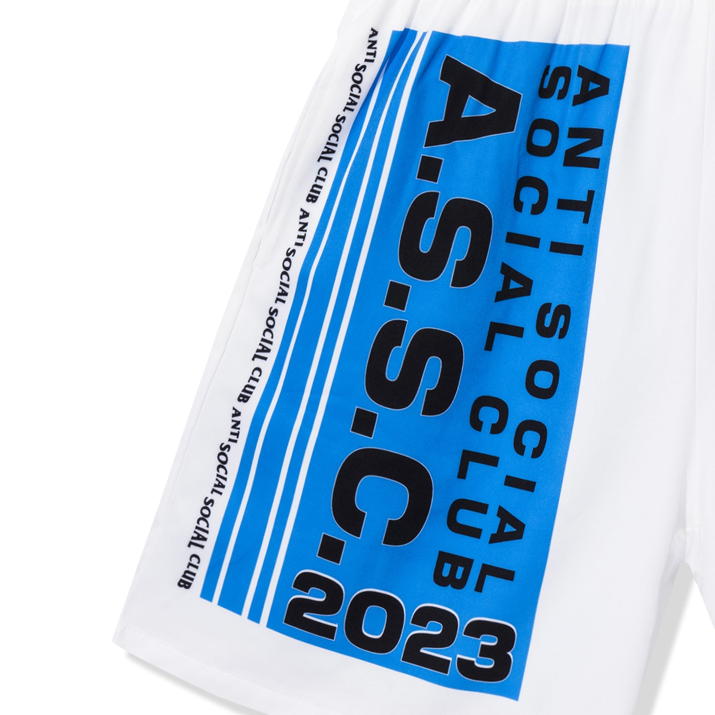 Pack Your Things Short - White/Blue