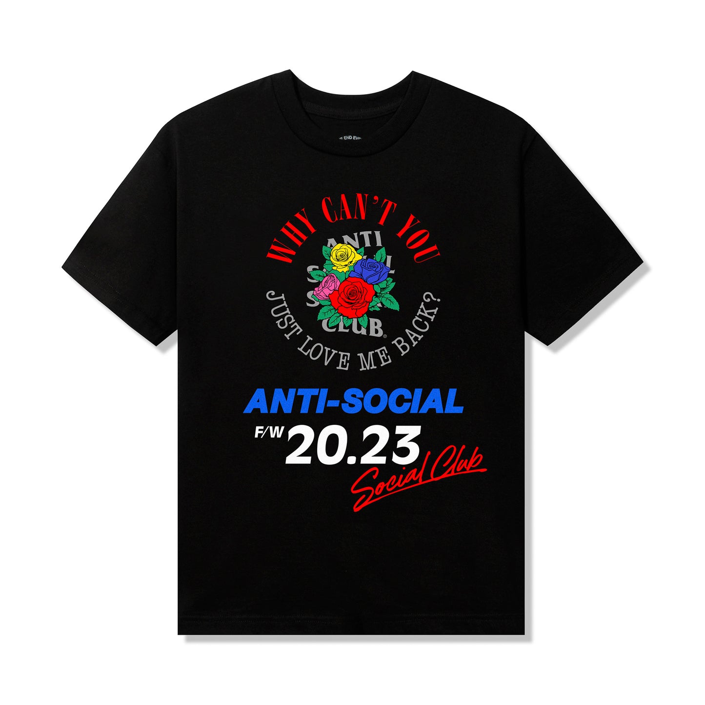 Why Can't You See Tee - Black