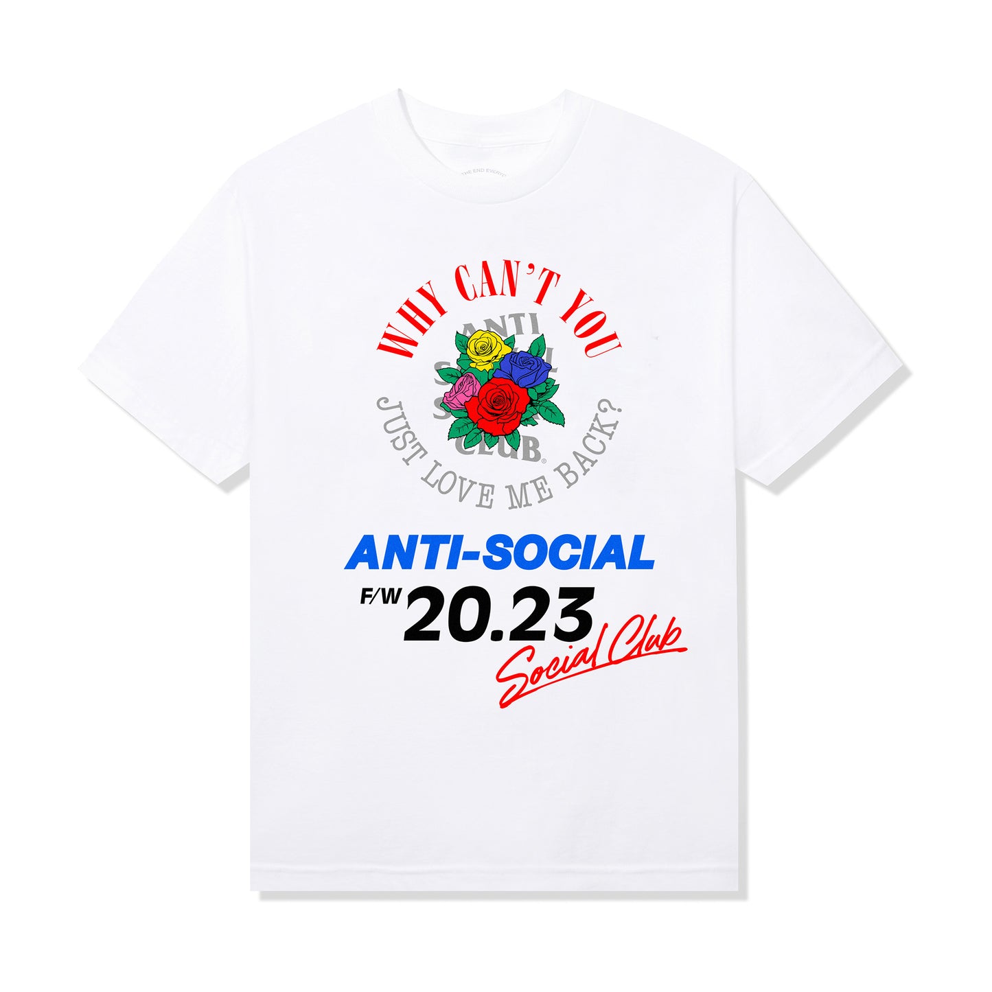 Why Can't You See Tee - White
