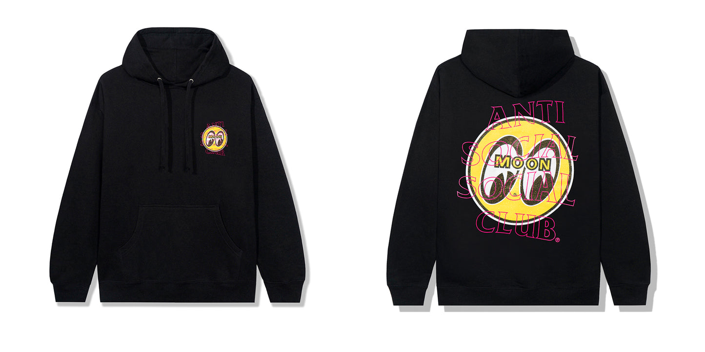 ASSC x Mooneyes Glitter Crossfire Black Hoodie