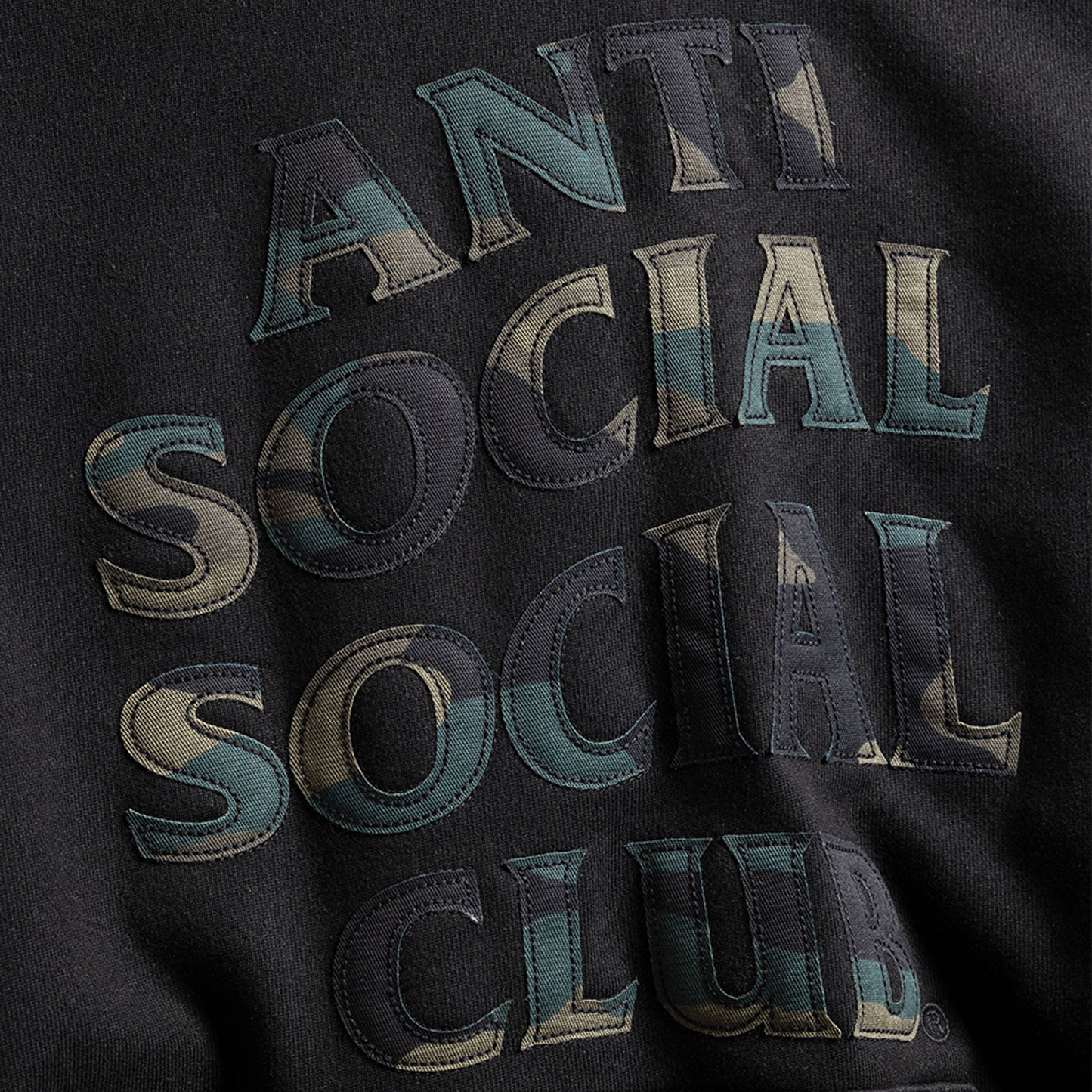 Camo Applique Hoodie