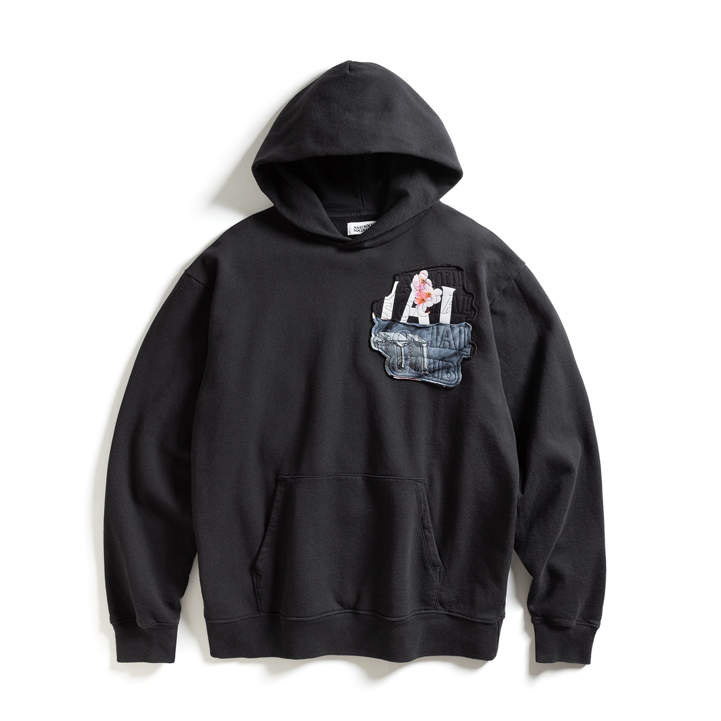 Abstract Applique Mind Games Hoodie