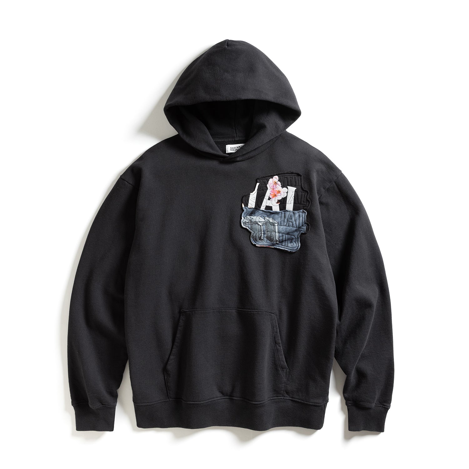 Abstract Applique Mind Games Hoodie