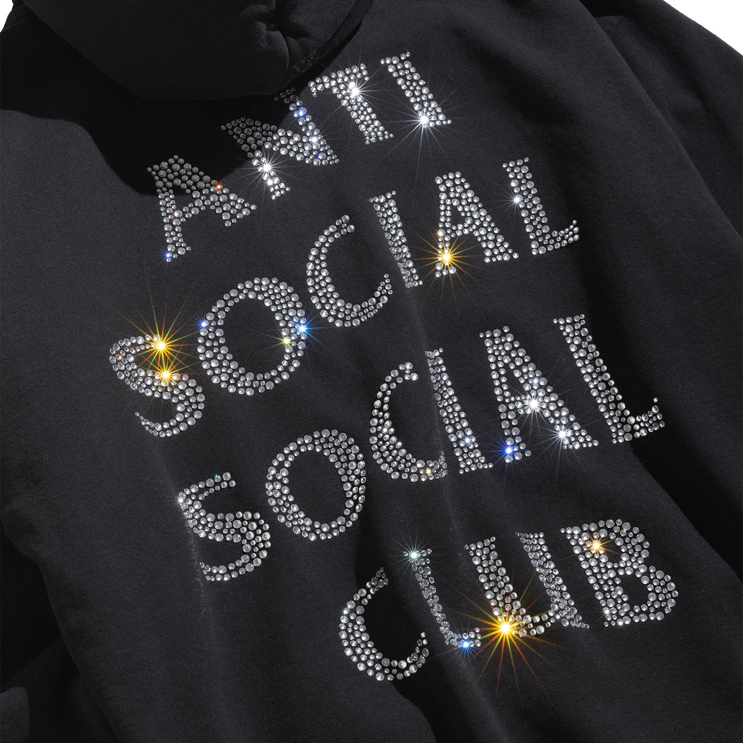 Rhinestone Zip Up Hoodie