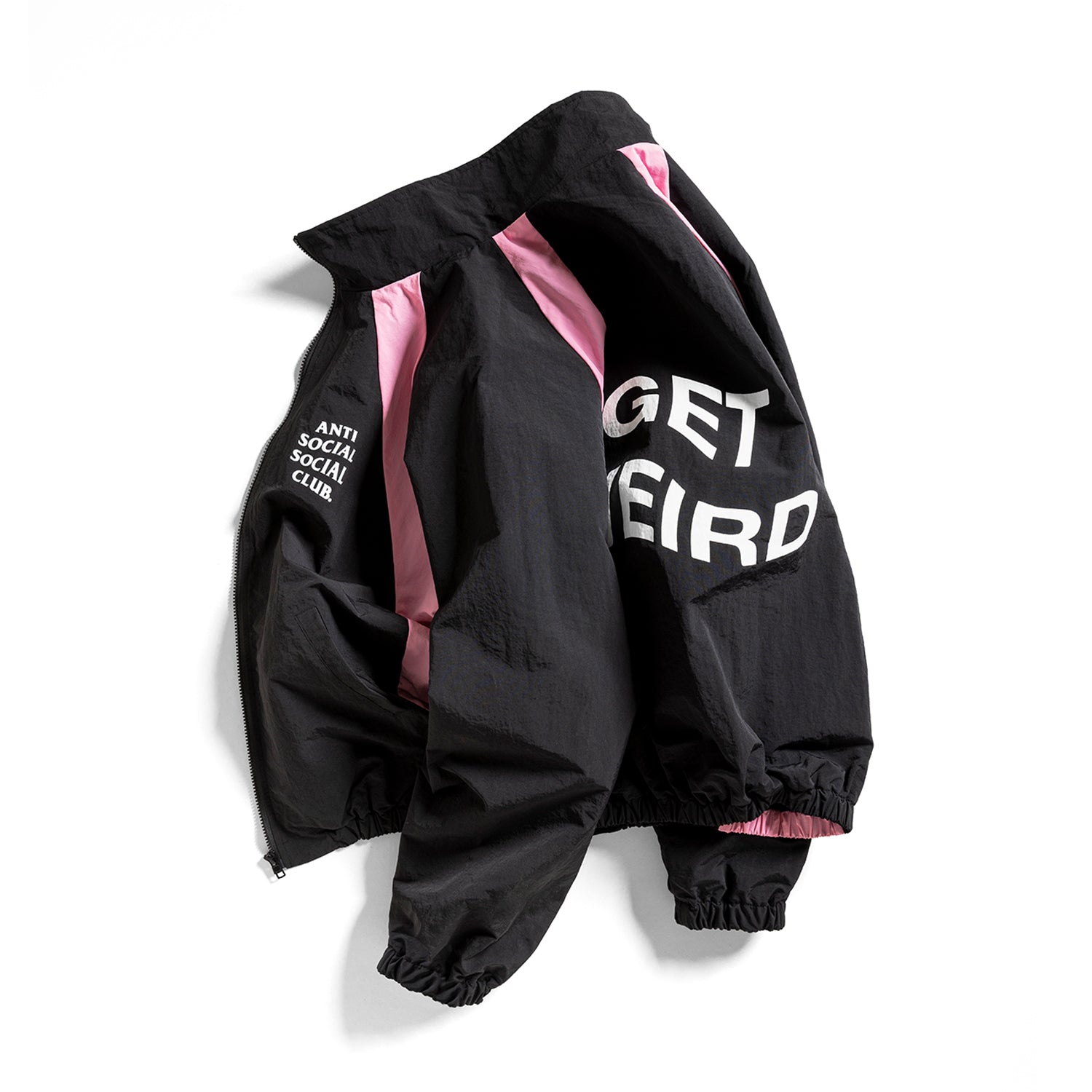Black/Pink Track Jacket – AntiSocialSocialClub