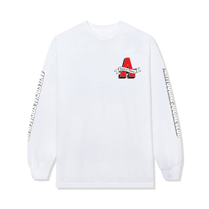 Easy A LS Tee - White