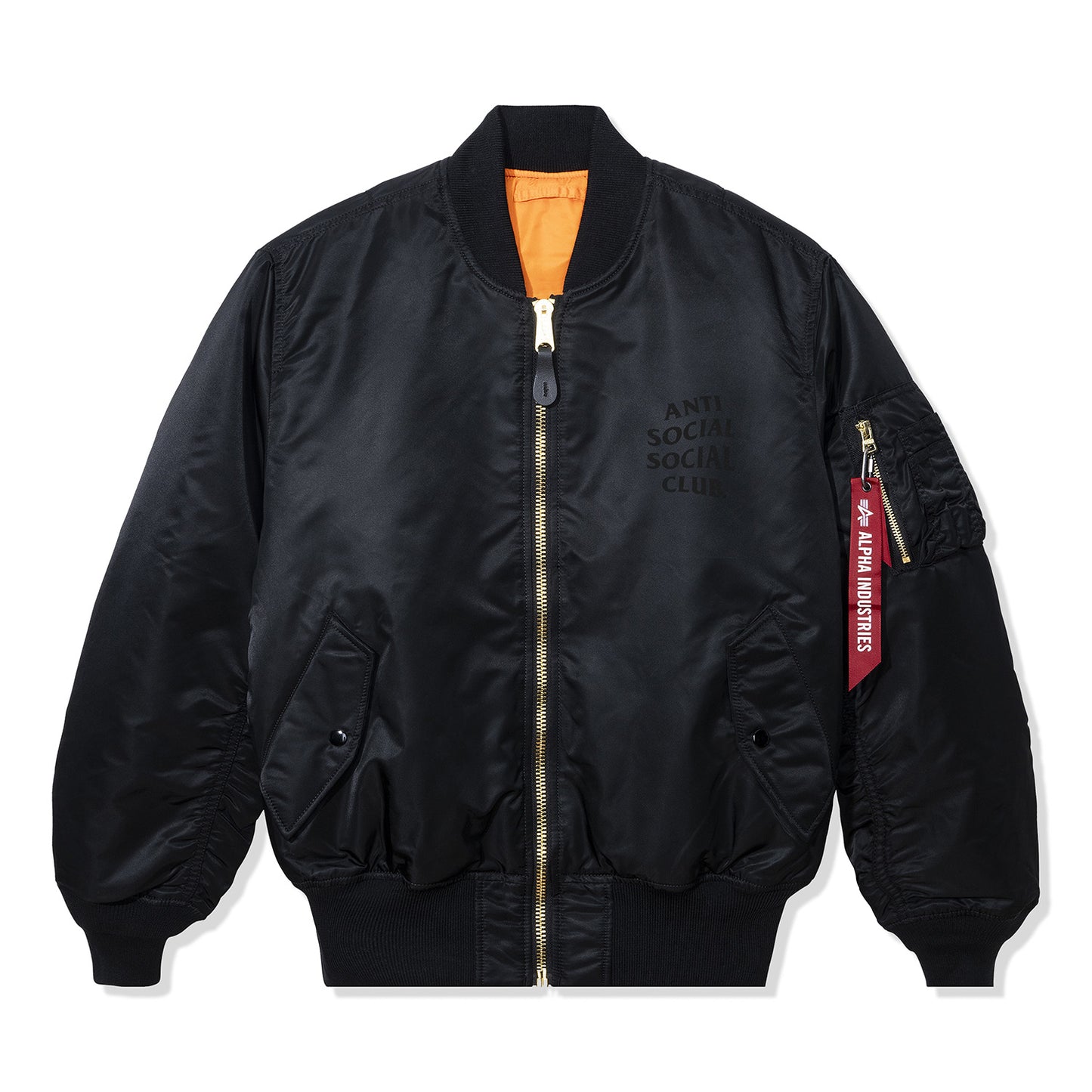 Basket Rack 3M MA-1 Bomber Jacket - Black – AntiSocialSocialClub